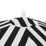 Gavin 9 ft. Classic Cottage Tassel Market Patio Umbrella