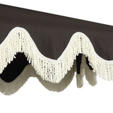 Gavin 9 ft. Classic Cottage Tassel Market Patio Umbrella