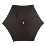 Gavin 9 ft. Classic Cottage Tassel Market Patio Umbrella