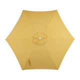 Gavin 9 ft. Classic Cottage Tassel Market Patio Umbrella