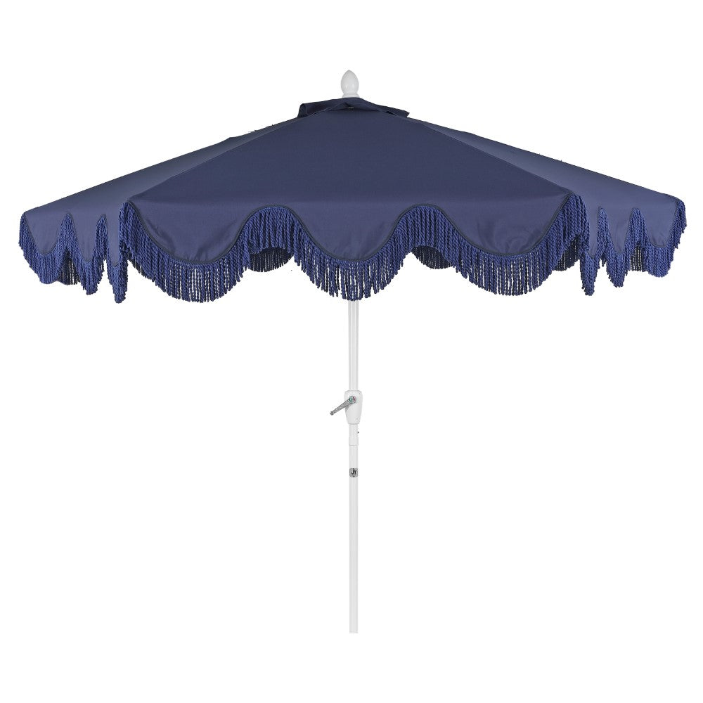 Gavin 9 ft. Classic Cottage Tassel Market Patio Umbrella