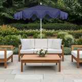 Gavin 9 ft. Classic Cottage Tassel Market Patio Umbrella