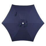 Gavin 9 ft. Classic Cottage Tassel Market Patio Umbrella