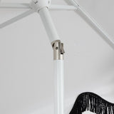 Gavin 9 ft. Classic Cottage Tassel Market Patio Umbrella