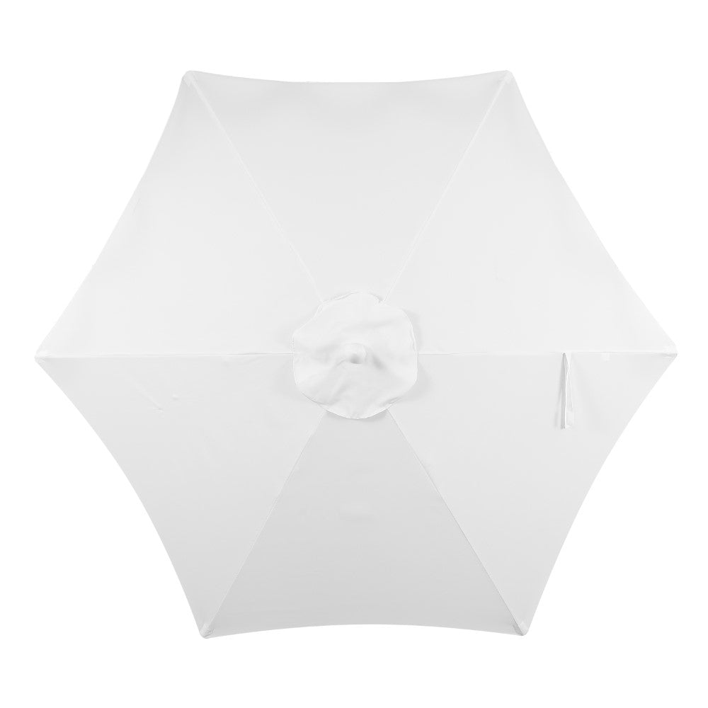 Gavin 9 ft. Classic Cottage Tassel Market Patio Umbrella