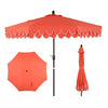 Coral Red/White, Dark Brown