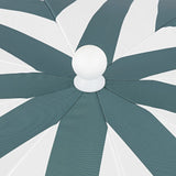 Juniper 6.5 ft. Classic Cottage Fringe Tassel Market Beach Umbrella