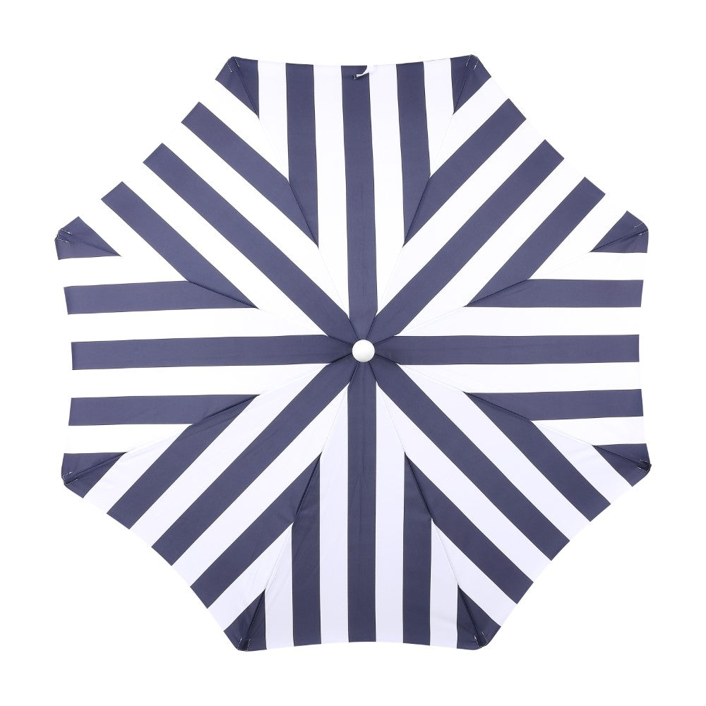 Juniper 6.5 ft. Classic Cottage Fringe Tassel Market Beach Umbrella