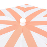 Juniper 6.5 ft. Classic Cottage Fringe Tassel Market Beach Umbrella