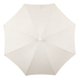 Terra 6.5 ft. Classic MidCentury Scalloped Fringe Market Beach Umbrella