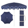 Navy/Blue, White Pole