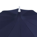 Recliner 8 ft. Classic Bohemian Fringe Pagoda Market Patio Umbrella with Auto-Tilt Crank Wind Vent and UV Protection