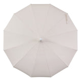 Maple 8 ft. Classic Coastal Scalloped Lotus Pagoda Market Patio Umbrella with Auto-Tilt Crank Wind Vent and UV Protection
