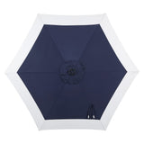 Nancy 9 ft. Classic Coastal 2-Tone Solar LED Market Patio Umbrella