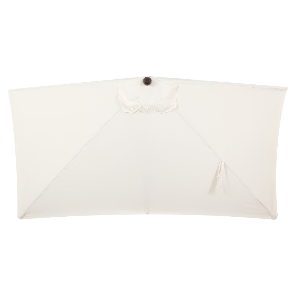 Ditto 9 ft. Classic MidCentury Rectangular Half Market Patio Umbrella