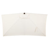 Ditto 9 ft. Classic MidCentury Rectangular Half Market Patio Umbrella