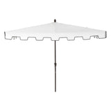 Ditto 9 ft. Classic MidCentury Rectangular Half Market Patio Umbrella