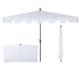 Ditto 9 ft. Classic MidCentury Rectangular Half Market Patio Umbrella