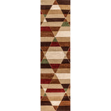Unique Retro Diamonds Geometric Area Rug