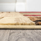 Saral Retro Abstract Arches Area Rug