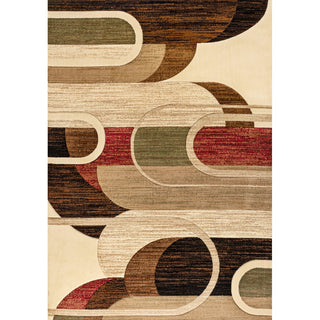 Saral Retro Abstract Arches Area Rug