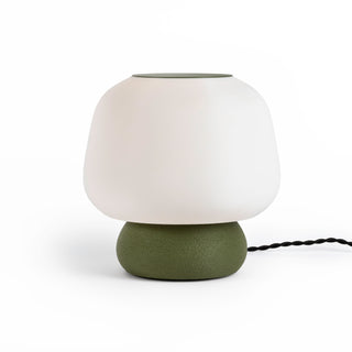 Green Modern Classic Plant-Based PLA 3D Printed Dimmable LED Table Lamp