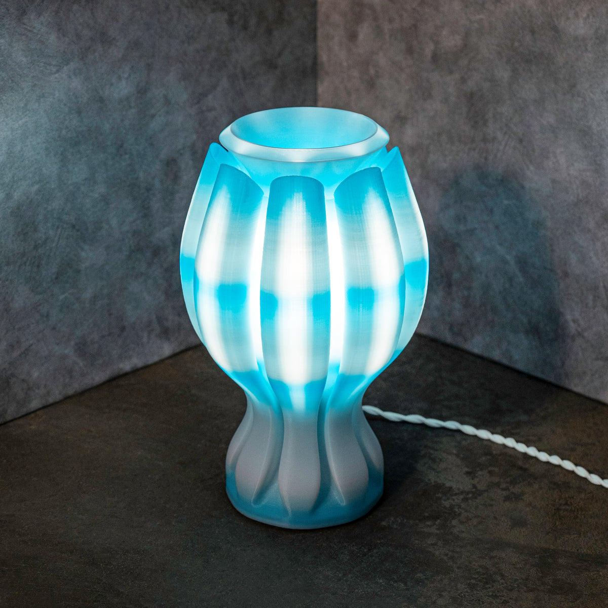 Baccus Tropical Coastal Plant-Based PLA 3D Printed Dimmable LED Table Lamp