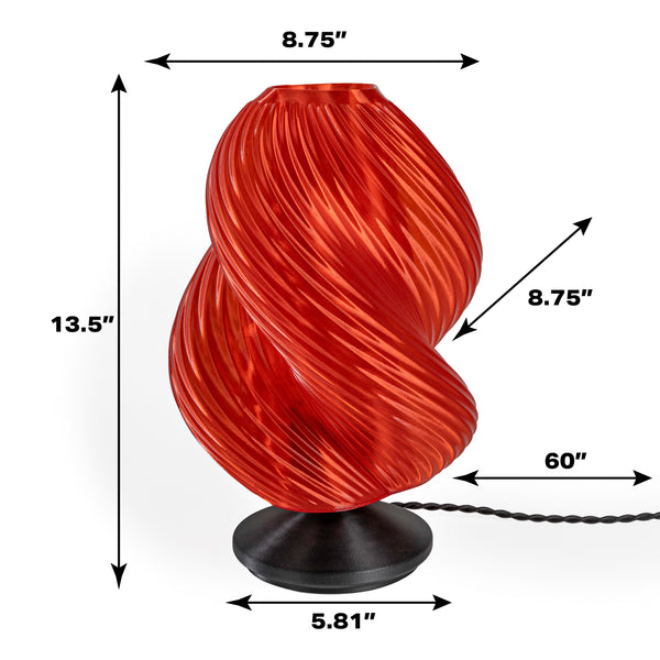 Dimension Image Clear Red/Black