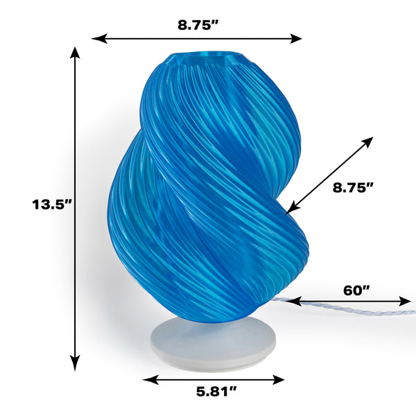Dimension Image Clear Blue/White