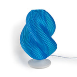 Swedish 13.5" Mid-Century Coastal Plant-Based PLA 3D Printed Dimmable LED Table Lamp