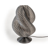 Swedish 13.5" Mid-Century Coastal Plant-Based PLA 3D Printed Dimmable LED Table Lamp
