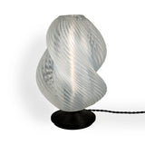Swedish 13.5" Mid-Century Coastal Plant-Based PLA 3D Printed Dimmable LED Table Lamp