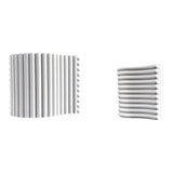 Talarico Modern Bohemian Indoor Tambour Curve Eco-Friendly 3D Printed Planters with Drainage