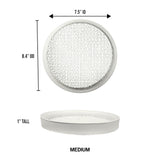 Hexagon Modern Geometric Indoor Eco-Friendly 3D Printed Plant Saucer
