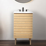 Daniel Modern 2-Shelf Bath Vanity Cabinet (Sink Basin not Included)