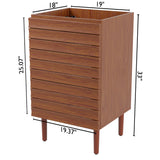 Daniel Modern 2-Shelf Bath Vanity Cabinet (Sink Basin not Included)
