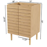 Daniel Modern 2-Shelf Bath Vanity Cabinet (Sink Basin not Included)
