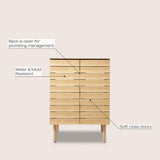 Daniel Modern 2-Shelf Bath Vanity Cabinet (Sink Basin not Included)