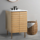 Daniel Modern 2-Shelf Bath Vanity Cabinet (Sink Basin not Included)