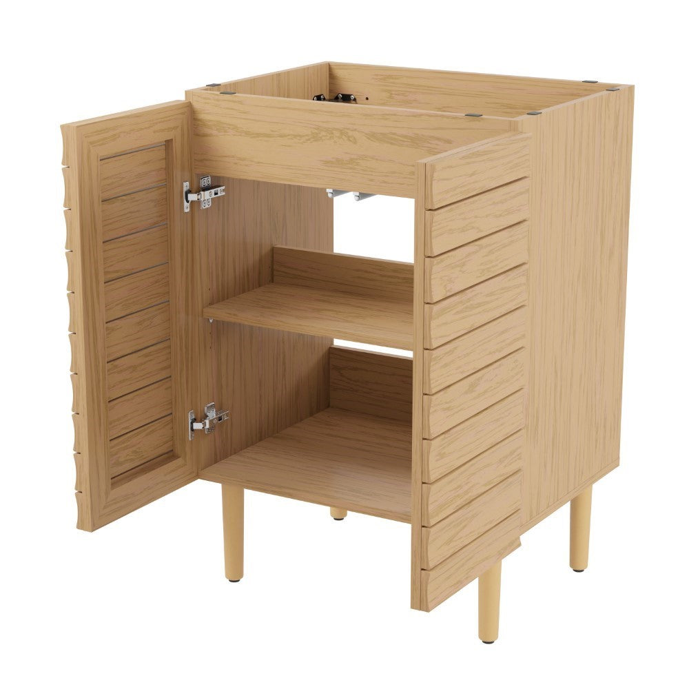 Daniel Modern 2-Shelf Bath Vanity Cabinet (Sink Basin not Included)