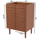 Daniel Modern 2-Shelf Bath Vanity Cabinet (Sink Basin not Included)