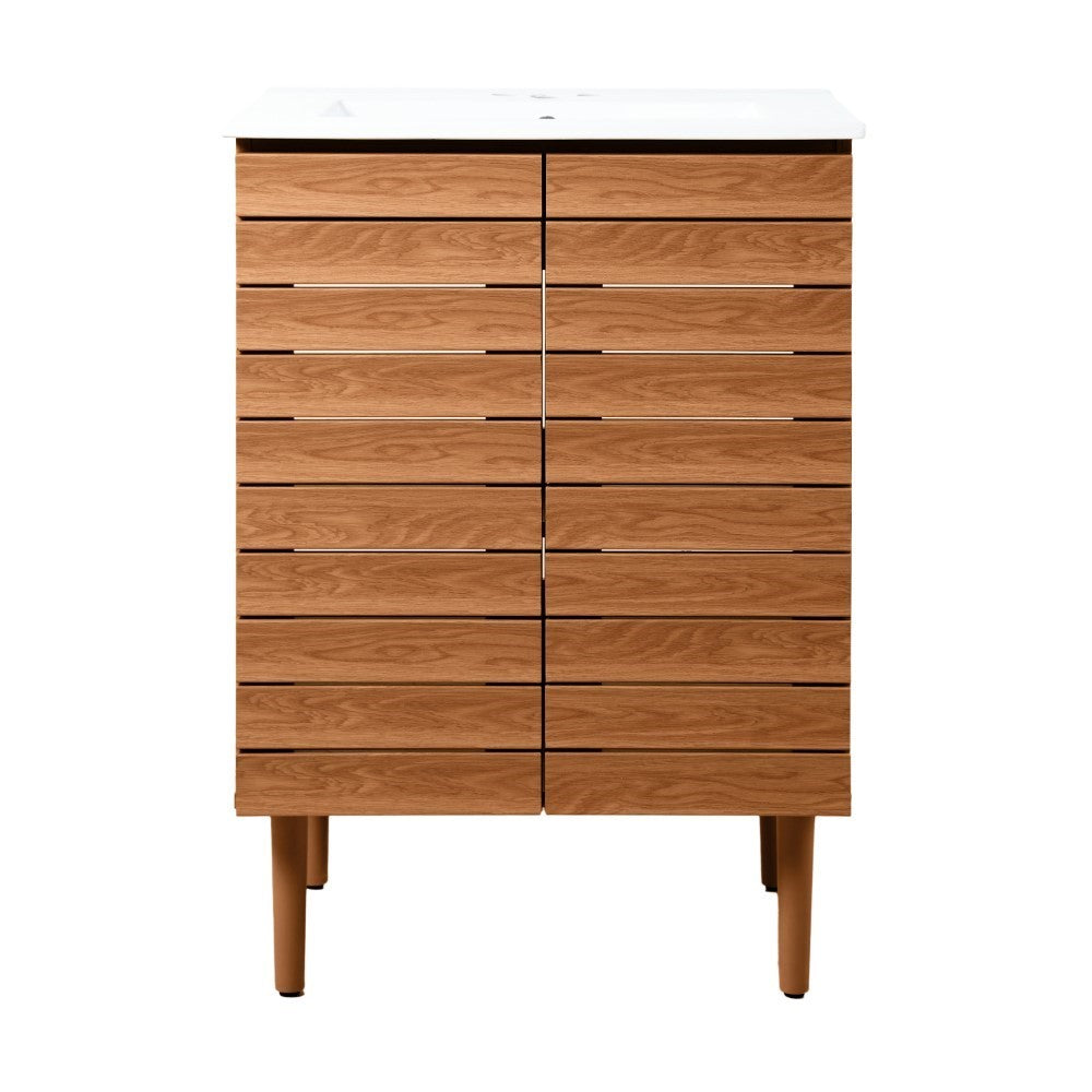 Daniel Modern 2-Shelf Bath Vanity Cabinet (Sink Basin not Included)