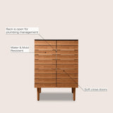 Daniel Modern 2-Shelf Bath Vanity Cabinet (Sink Basin not Included)