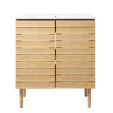 Daniel Modern 2-Shelf Bath Vanity Cabinet (Sink Basin not Included)