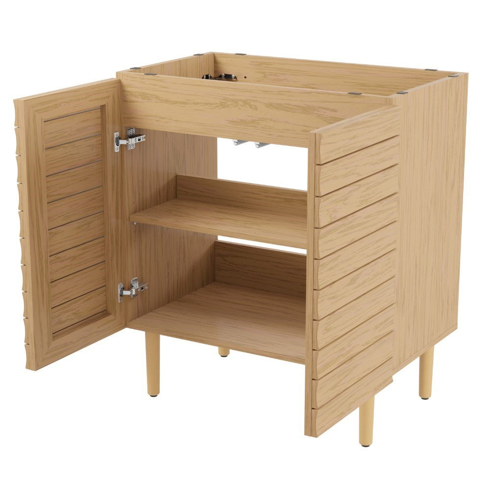 Daniel Modern 2-Shelf Bath Vanity Cabinet (Sink Basin not Included)