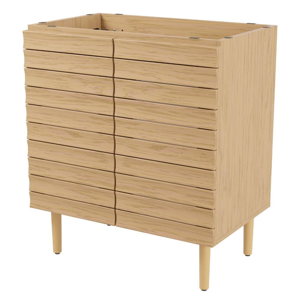 Daniel Modern 2-Shelf Bath Vanity Cabinet (Sink Basin not Included)