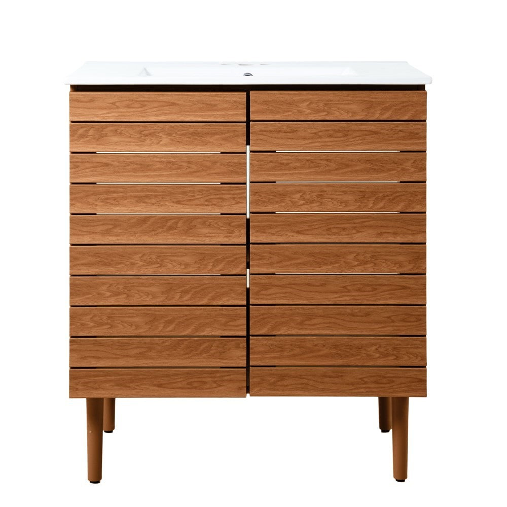 Daniel Modern 2-Shelf Bath Vanity Cabinet (Sink Basin not Included)