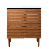 Daniel Modern 2-Shelf Bath Vanity Cabinet (Sink Basin not Included)