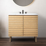 Daniel Modern 2-Shelf Bath Vanity Cabinet (Sink Basin not Included)