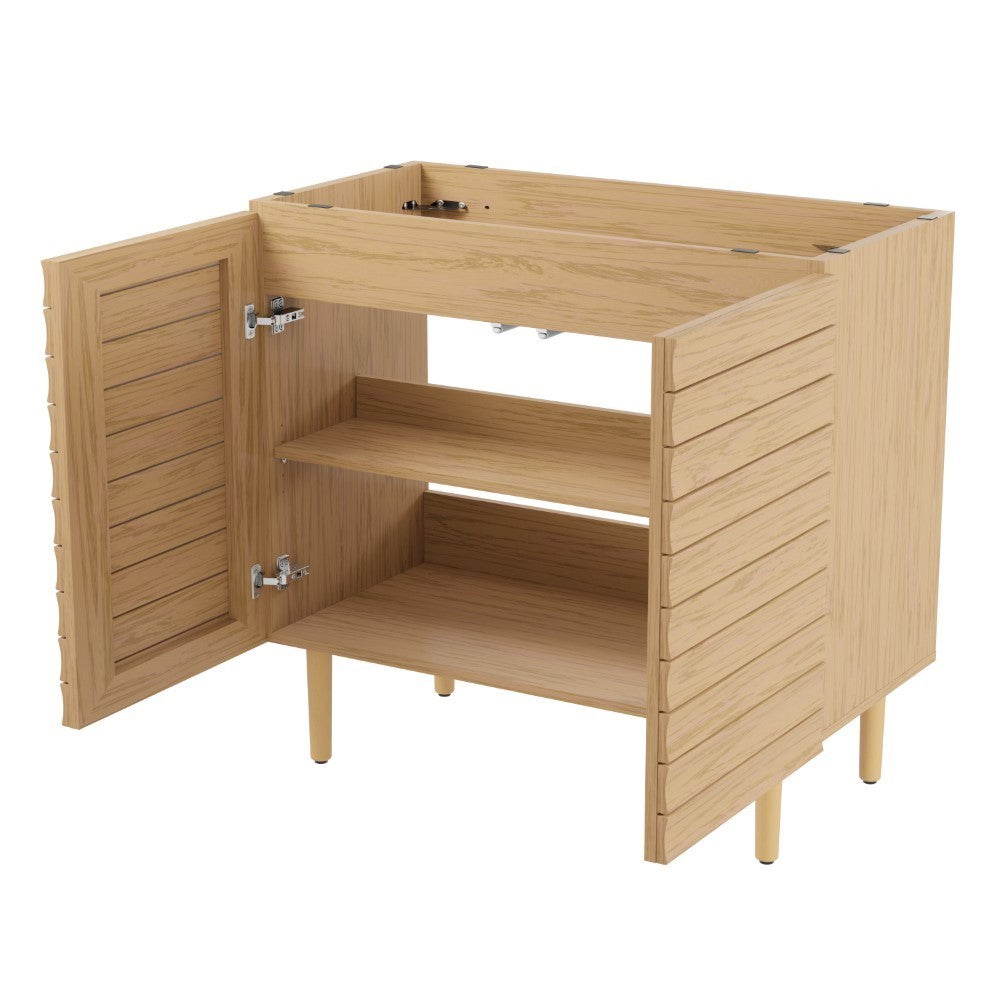 Daniel Modern 2-Shelf Bath Vanity Cabinet (Sink Basin not Included)